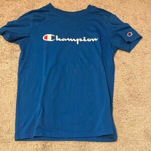 Blue XL champions short sleeved shirt